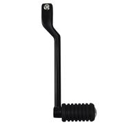 ATPONCX Pedale del cambio CNC per moto Leva del cambio anteriore e posteriore con punta e tallone, for motociclette/adatta for Harley Davidson Street Glide Touring Softail Fat Boy Road King(Black)