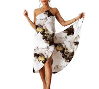 ATRACTIVOLL Copricostume da Bagno Donna Bikini Copri, Mare Abito Estivi Spiaggia Vestito, Scollo a V, Sexy Elegante Senza Maniche Pareo Traspirante, Piscina Vacanza Party, Plus Size