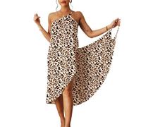 ATRACTIVOLL Copricostume da Bagno Donna Bikini Copri, Mare Abito Estivi Spiaggia Vestito, Scollo a V, Sexy Elegante Senza Maniche Pareo Traspirante, Piscina Vacanza Party, Plus Size