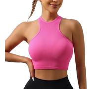 ATRACTIVOLL Crop Tank Tops, Canotta Donna, Basic Estivo Canottiera Sottogiacca, Elastica e Traspirante, Maglietta Senza Maniche, Casual, Sportiva