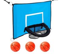 ATrampoline Basketball Hoop | PVC + ABS, 45x35cm Or 69x48cm | Universal Backboard With Pump & 3 Balls | Easy Install Dunk Kit For Trampoline Accessories