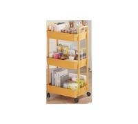 ATREDESES Scaffali Portaoggetti Scaffale portaoggetti da cucina Cucina a pavimento Cestino for verdure Mobile multistrato Bagno WC Comodino Scaffale for riporre snack Scaffali Da Cucina(C)