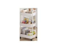 ATREDESES Scaffali Portaoggetti Scaffale portaoggetti da cucina Cucina a pavimento Cestino for verdure Mobile multistrato Bagno WC Comodino Scaffale for riporre snack Scaffali Da Cucina(A)