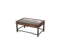 ATREDESES Supporto per Piante da Interno Base in Mogano Ornamenti Artigianali Base Rettangolare Bruciatore di Incenso Teiera Bonsai Portaoggetti Portafiori Supporto per Esposizione Bonsai