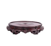 ATREDESES Supporto per Piante da Interno Vaso Rotondo Teiera Bruciatore di Incenso Vaso di Fiori Ornamento Base Staffa in Legno Massello Supporto per Esposizione Bonsai