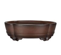 ATREDESES Vasi Da Fiori Vaso for bonsai da 50 cm, fatto a mano, in sabbia viola, for piante verdi, contenitore for fiori, semplice vaso for bonsai. Vasi Da Interno Per Piante