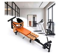 Atrezzi palestra a casa, Panca for lo stretching della schiena | Macchina for lo stretching della schiena regolabile, per la trazione lombare e spinale e il rilassamento del corpo