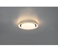 ATRIA PLAFONIERA LED 10,5W 1080lm, 3000 - 6000K BORDO NERO CON TELECOMANDO MULTIFUNZIONE CON DIFFUSORE EFFETTO CIELO STELLATO D.27CM DIMMERABILE