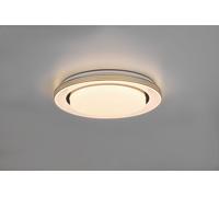 ATRIA PLAFONIERA LED 18W 2000lm, 3000 - 6000K BORDO NERO CON TELECOMANDO MULTIFUNZIONE CON DIFFUSORE EFFETTO CIELO STELLATO D.38CM DIMMERABILE