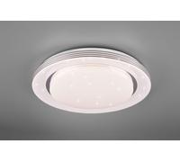 ATRIA PLAFONIERA LED 22,5W 3700lm, 3000 - 6000K CON TELECOMANDO MULTIFUNZIONE CON DIFFUSORE EFFETTO CIELO STELLATO D.58CM DIMMERABILE