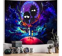 Atrippy Arazzo da parete a tema anime, per camera da letto, poster di Trip-py, arazzo da parete per uomini, estetica nera fredda, decorazione per camera da letto, decorazione da parete per ragazze e