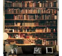 Atrippy Arazzo da parete vintage per biblioteca, libreria, per camera da letto, decorazione per camera da letto, ufficio, università, dormitorio, soggiorno (130 x 152 cm)