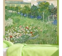 Atrippy Arazzo di Van Gogh per camera da letto, da appendere alla parete, con motivo floreale, grande arazzo da appendere alla parete, poster verde, sfondo per dormitorio e soggiorno (130 x 152 cm)