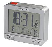 Atrium A760-19 - Sveglia radio digitale con sensore di luce notturna, con indicatore di data e temperatura