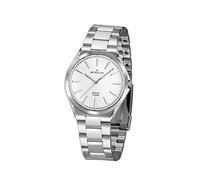 ATRIUM Orologio da polso da donna, analogico, al quarzo, 10 bar, vetro zaffiro con cinturino in acciaio inox, colore argento e bianco A34-30, argento