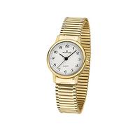 Atrium Orologio da polso da donna, in acciaio inox, analogico, al quarzo, con cinturino in acciaio inox, colore oro A43-60, gold, Bracciale