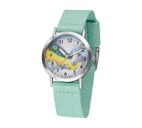 Atrium Orologio da polso per bambini, analogico, al quarzo, con cinturino in nylon, colore menta e quadrante con motivo cavallo, siabelle, colori pastello A44-13, menta, cinghia