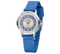 Atrium Orologio da polso per bambini, analogico, al quarzo, extra chiaro, con cinturino in nylon, colore argento, blu jeans A46-12, Blu, Classico