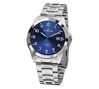 Atrium, orologio in acciaio inox, 10 bar, robusto, con datario, da uomo, codice articolo A16-35