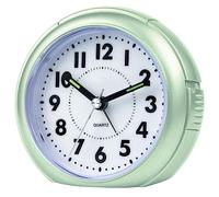 Atrium Sveglia analogica al quarzo senza ticchettio con luce e snooze verde menta metallizzato A240-13