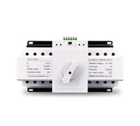 ATS 4P 125A commutatore Automatico di trasferimento Doppia Potenza trifase 4 Fili 230V Tipo MCB TOMZN TOQ3-4P/125 generatore di Rete fotovoltaico