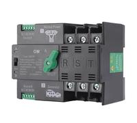 ATS Electrical Selector Switches Dual Power Automatic Transfer Switch Rail 2P 3P 4P Uninterrupted Power 63A 100A 220v 50/60(3,220V 100A)