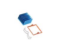 ATS-X53300P-C1-R0 Radiatore: goffrato a coste blu L: 30 mm W: 30 mm H: 17,5 m...