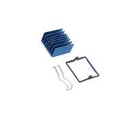 ATS-X53310P-C1-R0 Radiatore: goffrato a coste blu L: 31 mm W: 31 mm H: 17,5 m...