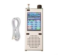 ATS200 SSB Radio con 2 display touch a colori da 4 pollici, ricezione AM/FM multi banda e convertitore di frequenza aeronautica integrato per uso in viaggio