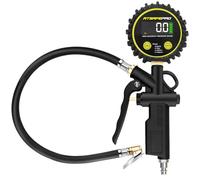 ATsafepro Digitale Manometro Pressione Gomme, 14 Bar 200 PSI Manometro Digitale Pistola Gonfiaggio Pneumatici 3-in-1, Precisione 0.01 Bar, LCD per Auto Moto Bici