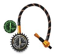 ATsafepro Manometro Pressione Gomme professionale 2 in 1, Misuratore pressione pneumatico 75Psi con valvola di sfiato Fodera speciale per pneumatici fuoristrada 4X4