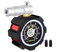 ATsafepro Presta Valve Mountain Bike Manometro .0-160PSI e 0-11BAR Dual Scale, scarico della pressione dell'aria, perfetto per accessori per mountain bike