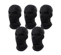 ATSNOSH 5 Pezzi Passamontagna con 2 Fori, Pasamontañas Sci per Uomo/Donna, Mascherina Moto Balaclava, Ski Mask, Sciarpa di Sci, Protettore UV Antivento, per Ciclismo attività all'aperto