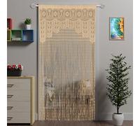 Atsweetlife Tenda a fili in pizzo macramè per porte, tende bohémien per finestre, pareti, armadi, camera da letto, cucina, hippie, pannelli da appendere in stile bohémien, divisorio per ragazze e