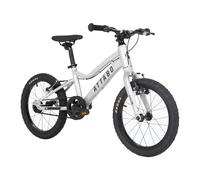 ATTABO Bicicletta Ease 16" design durevole ed ergonomico con bassa sporgenza, ideale per i principianti del ciclista, colore rosso/blu/rosa/viola/argento (argento)