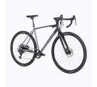 ATTABO Bicicletta Gravel GRADO 2.0 con Telaio in Alluminio 54 cm Bicicleta da Corsa con Manubrio ergonomico Bici strada con ruote da 28" Sella regolabile Deragliatore 10 velocità Colore Grigio