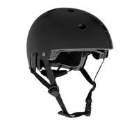 ATTABO Casco per Bambini Genes JR per Skateboard Monopattino e Pattini Rotelle Taglia S Casco Bambini con Tecnologia ABS Hard Shell Regolazione del Casco Protettivo con Manopola Nero