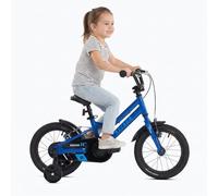 ATTABO Knack 14 - Bicicletta per bambini (2-5 anni) con telaio in alluminio leggero (8 kg), ruote da 14", per 85-110 cm, portata fino a 50 kg, manubrio ergonomico, ideale per i primi viaggi
