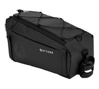 ATTABO MyBack - Borsa da bicicletta 7L in materiale impermeabile, chiusura con elementi riflettenti, interno con tasche, parapioggia, tracolla, corda elastica