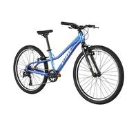 ATTABO Rash 24 - Bicicletta per bambini (5-9 anni) con telaio in alluminio leggero, ruote da 24", cambio shimano a 8 marce, altezza corporea 110-135 cm, ergonomica, stabile, adatta a terreni (blu)