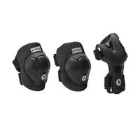 ATTABO Set di protezioni per bambini IMP taglia L - protezioni per pattini in linea, skateboard e sport - ginocchia, gomito e polso - PE & schiuma Eva, chiusure in velcro regolabili, certificato di