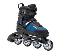 ATTABO Stormglider 2 Pattini in linea per bambini, regolabili, blu - Softboat con Coolmax, sistema Fitgo, ABEC-7, scooter casual per ragazzi (31-34)