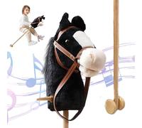 Attacca con Bastoncini con Effetti sonori realistici in Peluche 39 TEL Halloween Hops Horse con rouiles e Installazione dell'installazione dell' ' 'installazion