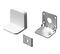 Attaccaglie per pensili Hettich con copertura in plastica bianca 45x35 mm 2 pz Bianco