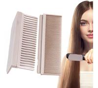 Attaccamento pettine per pattinaggio per capelli - pettine per pattini da, strumento per capelli design diviso | Micezione di stile resistente al calore, accessorio per raddrizzare i capelli