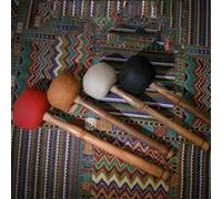 Attaccante in legno per campane tibetane fatto a mano dalle prestazioni lisce e precise (marrone taglia L)