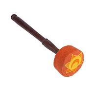 Attaccante Legno Duro Fatto A Mano Six-petal Orange Bastoncino Mazza Buddismo Tibetano Ciotola Canto