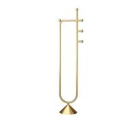 Attaccapanni a Piantana Appendiabiti A Forma Di U Appendiabiti A Forma Creativa Appendiabiti For Camera Da Letto Appendiabiti Appendiabiti For Ingresso Ufficio Stand Appendi Abiti per Cappotti(Gold)