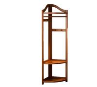 Attaccapanni Appendiabiti da parete angolare appendiabiti multistrato Compatible with uso domestico, semplice multifunzionale Compatible with l'ingresso della camera da letto stand per abiti(Bruin)