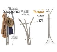 Attaccapanni Appendiabiti Piantana PORTA ABITI Metallo MODERNO TORTORA 17442